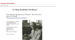 Desktop Screenshot of personaloralhygiene.net